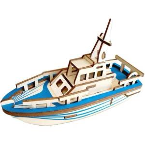 Woodcraft construction kit Woodcraft Дървен 3D пъзел Кораб (XA-G030H)