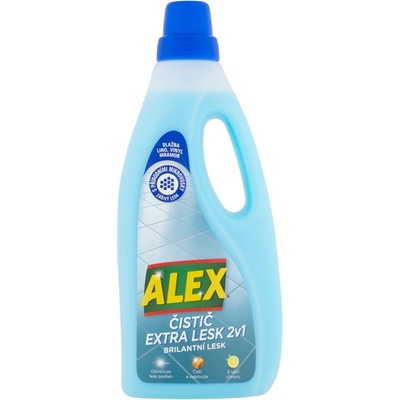 ALEX 2v1 čistič + leštěnka na dlažbu a linoleum s citrónovou vůní 750ml