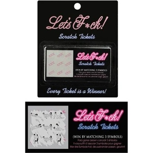  Kheper games - let’s f*ck! scratch tickets