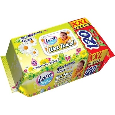 Lara Kamilka vlhčené detské utierky 120 ks