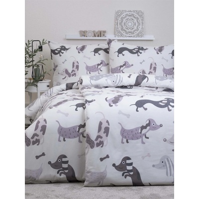 MKLozkoviny.sk bavlna obliečky Renforcé Psíci 140x200 70x90