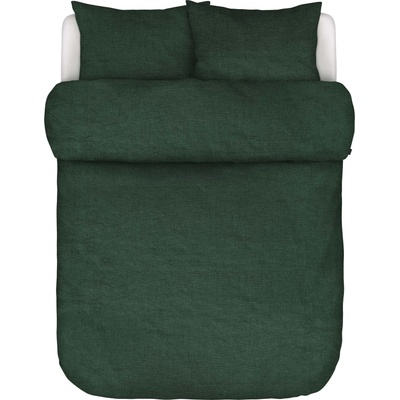 Marc O'Polo Спално бельо Valka ленено с 2 калъфки за възглавници 80 x 80 cm 200 x 220 см тъмнозелено (730298-100DE-016)