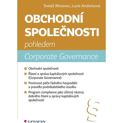 Obchodní společnosti pohledem Corporate Governance