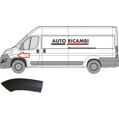 Ochranná lišta Fiat Ducato od 2014 levá, lem blatníku 735684320
