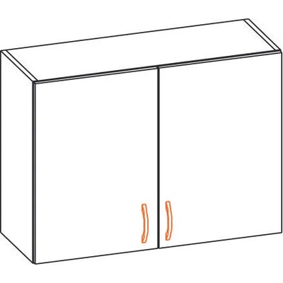 Bogdan Furniture Europe Горен шкаф Alina 80В-E20 елша