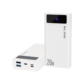 BLOW Преносима батерия Powerbank 20000mAh QC+PD 20W + светкавица PB20E (81-148#)