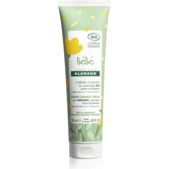 Klorane Bébé Calendula успокояващ детски крем na přebalování s BIO měsíčkem 100ml