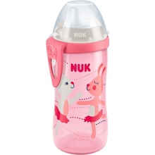 Nuk FC Kiddy Cup dětská láhev růžová 300ml