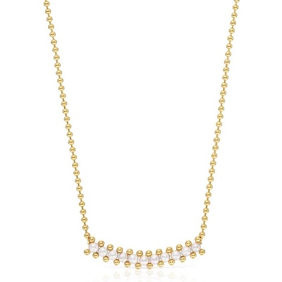 Tous Позлатено сребърно колие Tous (1004110000)