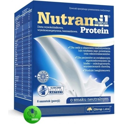 NUTRAMIL Complex protein neutral bielkovinová výživa vrecúška 6 x 70 g