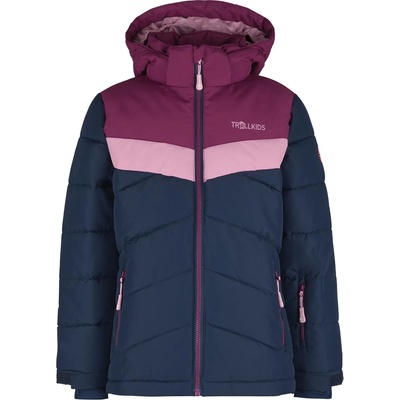 TROLLKIDS Детско зимно яке Trollkids Girl's Gryllefjord Jacket Winter jacket - Navy / Plum / Mauve - размер 176 (EU) (703-3289-0320)
