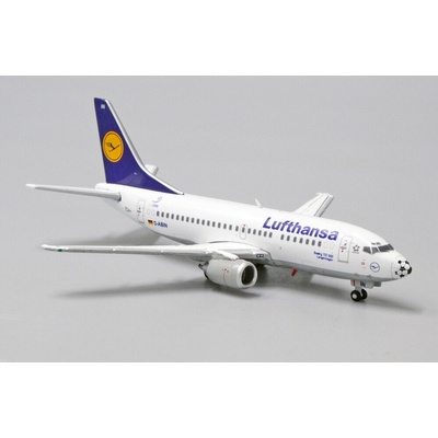 JC Wings B737-530 Lufthansa 2010s colors w. Football Nose. Named Langenhagen 1:400