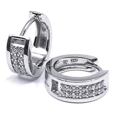 Jan Kos jewellery stříbrné náušnice MHT-3075/SW00