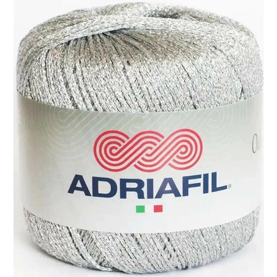 Adriafil Odeon Lamé 40 Stříbrná