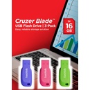 Image 1 of SanDisk Cruzer Blade 16GB 3-pack (SDCZ50C-016G-B46T)