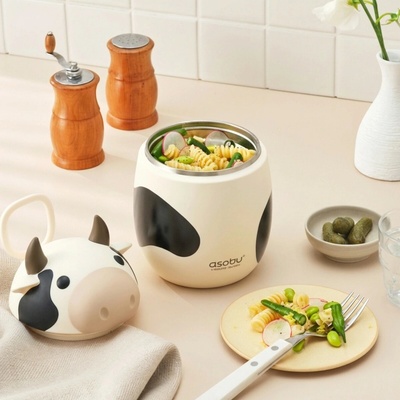 Asobu Bestie Foodie termoska na jídlo 600 ml Cow