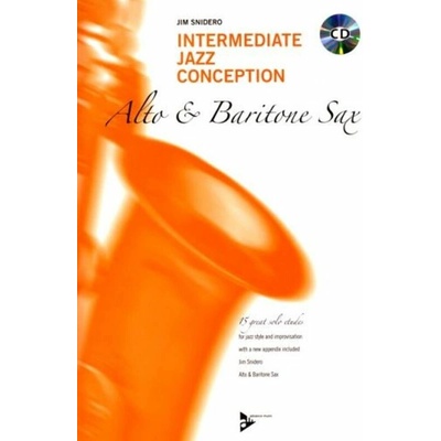 Intermediate Jazz Conception for Alto & Baritone Sax + CD