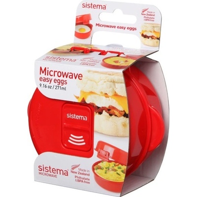 Sistema Microwave Dóza na vaření vajec 271 ml červená – Zboží Dáma