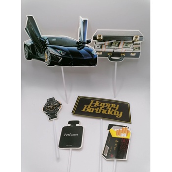 Image 1 of Loranc Топер за торта - Мъжки свят