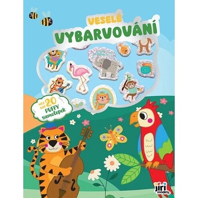 Veselé vybarvování se super samolepkami Zvířátka - Jiří Models