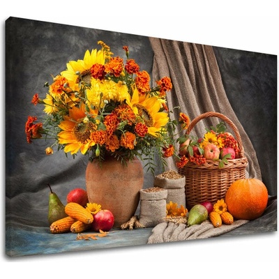 Obraz na stenu FAREBNÉ KVETY_166-11 - 20x30 cm