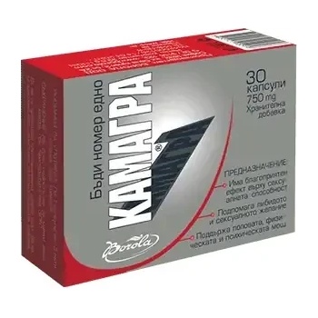 Камагра, хранителна добавка за мощна ерекция, 30 капсули - Kamagra (KAMAGRA001)