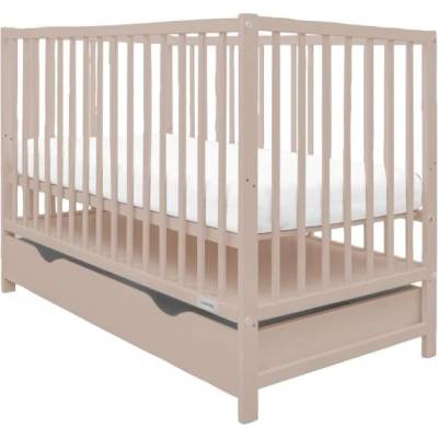 New Baby Детско креватче с чекмедже New Baby BASIC кашмир