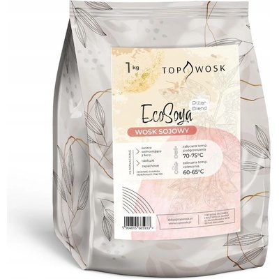 Wosk sojowy EcoSoya PillarBlend 1 kg pro výrobu svíček