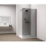 POLYSAN Esca - Душ кабина Walk-In 80x210 см, Antidrop, пушено стъкло/матово черно ES1280-02 (ES1280-02)