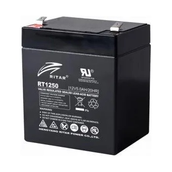 Ritar power Оловна Батерия RITAR (RT1250) AGM, 12V/5Ah - 90/70/101mm, RITAR-RT1250