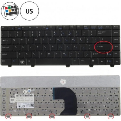 Kompatibilní 0GJY3C klávesnice na notebook CZ/SK černá