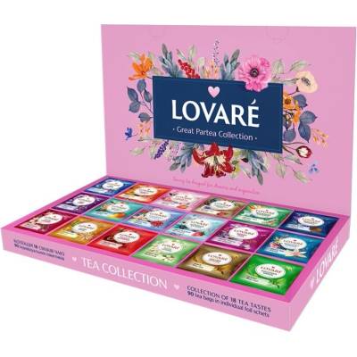 Lovare Great Partea 18 príchutí 90 vrecúšok