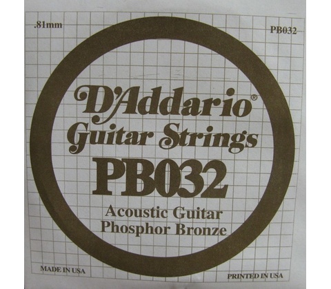 D'addario PB 032
