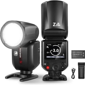 Neewer Z2PRO TTL Светкавица с Кръгла Глава за Canon (76Ws)