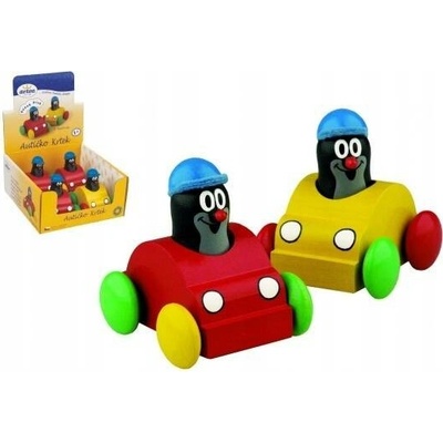 Detoa Krteček a chytrý automobil 13384, dřevěný