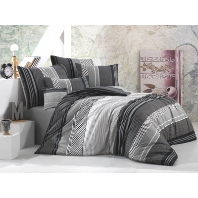 Brotex Obliečky bavlna Sorento black 200x200 70x90