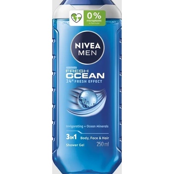 Nivea Men Fresh Ocean sprchový gél 250 ml