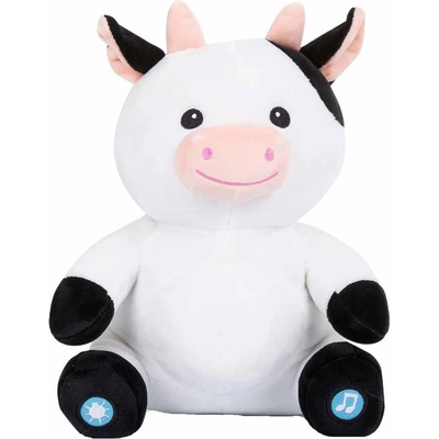 Chipolino Музикална плюшена играчка с функция нощна лампа Chipolino - Кравичка (PIL02303COW)