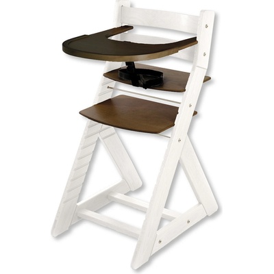 Hajdalánek Rostoucí židle Ela velký pultík bílá / ořech