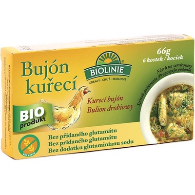 Probio Bujón kuřecí kocky BIO 6 x 0,5l 66g