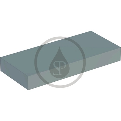 Geberit iCon nástěnná polička 37x16,5x5 cm lakované s vysokým leskem platinová 840339