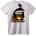 NOONEBRAND Тениска Tan Divno Анимационен - 6XL, White