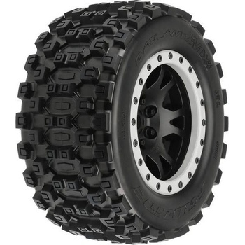 Pro-Line kolo 4.3" pneu Badlands MX43 Pro-Loc disk Impulse H24 mm černo-šedý 2 X-Maxx