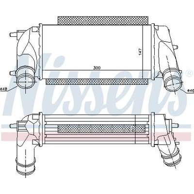 Chladič turba NISSENS 96498