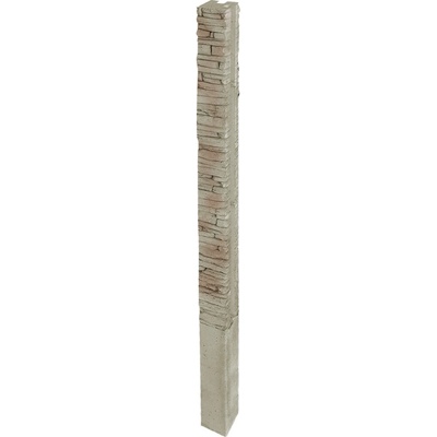 DITON Plotový systém QUICK WALL STONE Velikost: 15 × 15 × 320, Varianta: Quick wall stone - sloupek rohový 240 béžový mix, Povrch: natur, reliéfní