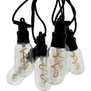 Baterie Centrum LED външна декоративна гирлянда 6xLED/0, 6W/230V 4, 5 m IP44 черна (BC0771)