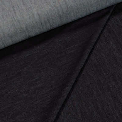 TextilCentrum.cz Bavlněná riflovina (denim, džínovina) černá č.5, klasická, š.160cm, 410 g/m2, 100% bavlna (látka v metráži)