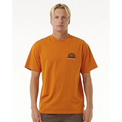 Rip Curl VAPORCOOL SEARCH TREK TEE Orange Amber