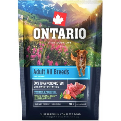 Ontario Adult All Breeds Monoprotein Tuna & Sweet Potatoes 100 g