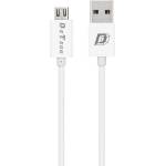 DeTech Кабели за данни DeTech, 10бр. Micro USB, 1.0m, Бял - 14143